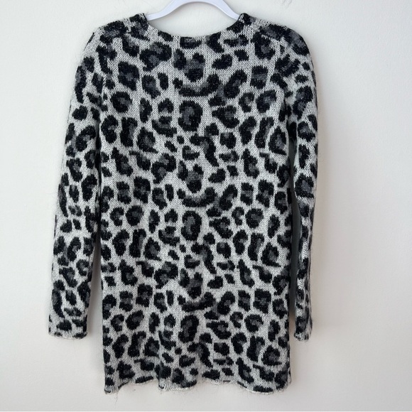 Maje Knitted Leopard Print Sweater Dress - Picture 5 of 6